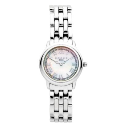 Product image for Chicago reloj de señora con caja y brazalete de acero inoxidable con dial de genuino nácar.