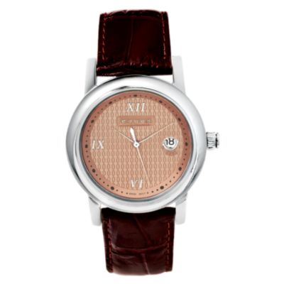 Product image for Chicago Heren Horloge met Btuin lederen Band
