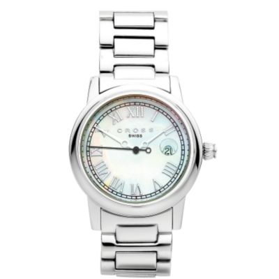 Product image for Chicago reloj de caballero con caja y brazalete de acero inoxidable con dial de genuino nácar.