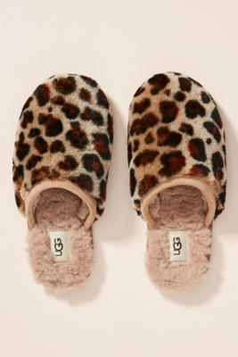 ugg leopard fluffette slippers