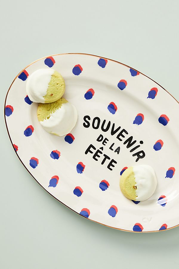 Slide View: 1: Clare V. for Anthropologie Souvenir de la Fete Platter