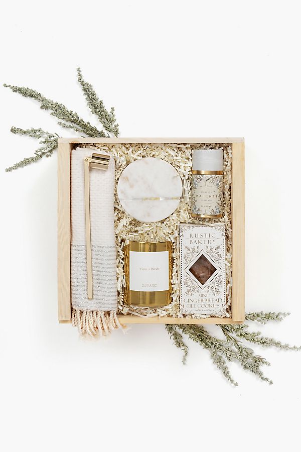 Slide View: 1: Loved and Found Winter White Curated Gift Box