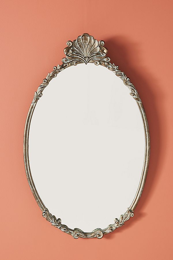Slide View: 1: Camillia Oval Mirror