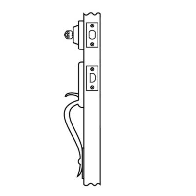 Handleset with Double Cylinder Deadbolt, Exterior Only