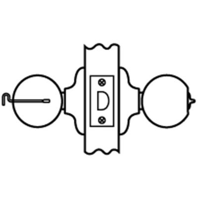 Privacy/Bed/Bath Knob
