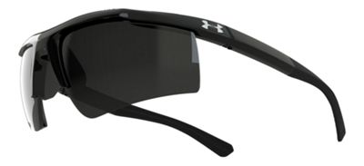 Under Armour Core Polarized Sunglasses White Frame Gray Lens Case Sunglasses