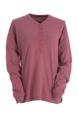 Ladies Performance Grade Long Sleeve Henley