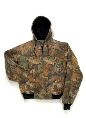 Camo Hooded Jacket - Fleece Lined