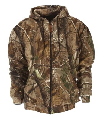 Camo Hooded Sweatshirt - Thermal Lined