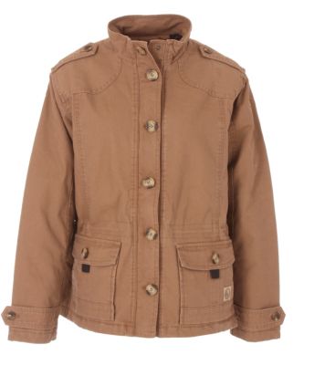 Ladies Sanded Military Jacket