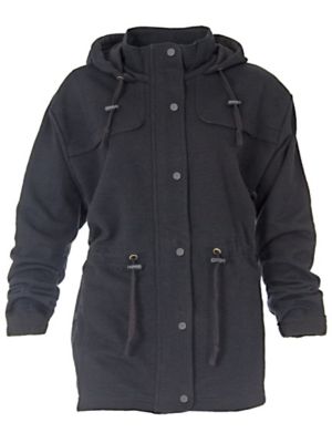 Ladies Fleece Hooded Coat