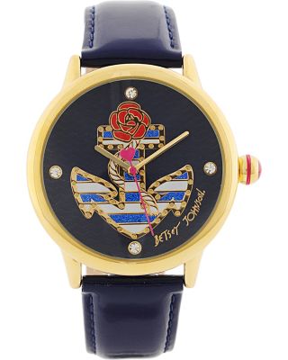 ANCHOR AND ROSE DIAL WATCH NAVY