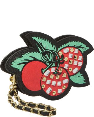 BJ-EWELED WRISTLET RED