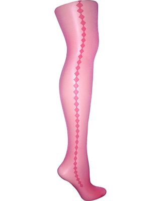DIAMONDS SHEER TIGHT RED