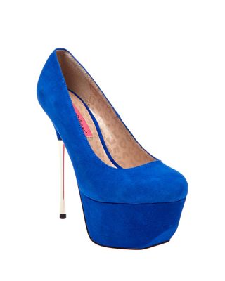 GISELLLE BLUE SUEDE