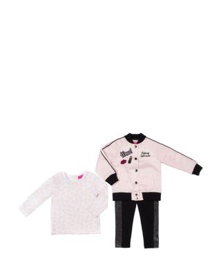Toddler Girls  and Young Girls Pink PINK LADY TOO TODDLER 3 PIECE JACKET SET by Betsey Johnson (via All Style Mall)