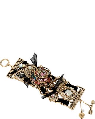 Prom Party Multi Rose Toggle Bracelet Multi Feedbeat