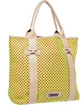 SCUBA GAL PERFORATED TOTE YELLOW-MULTI