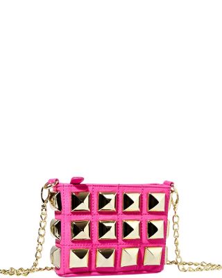 STUD MUFFIN CROSSBODY FUSCHIA
