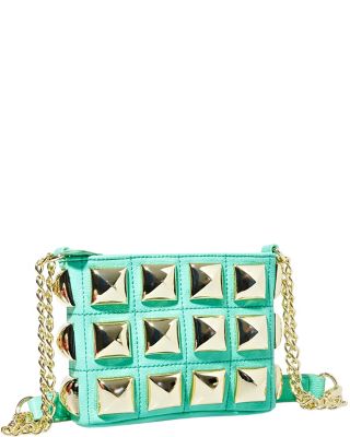 STUD MUFFIN CROSSBODY GREEN