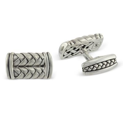 Scott_Kay_Sterling_Silver_Basketweave_Cufflinks