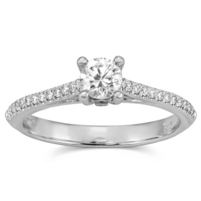 14K_White_Gold_Round_Diamond_Engagement_Ring_With_Round_Diamond_Sides,_0.58cttw
