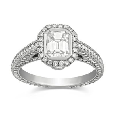 Platinum_Emerald_Cut_Diamond_and_Round_Diamond_Ring,_2.00cttw