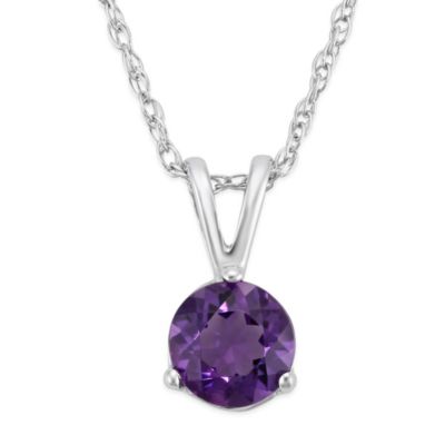 14K_White_Gold_Amethyst_Pendant,_5mm