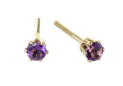 14K_Child's_Amethyst_Earrings