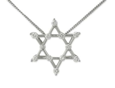 18K_White_Gold_Diamond_Star_of_David_Pendant,_0.32cttw