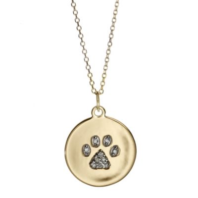 14K_Yellow_Gold_Diamond_Paw_Print_Disc_Pendant,_0.07cttw
