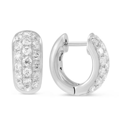 18K_White_Gold_Pave_Diamond_Huggy_Earrings,_0.97cttw