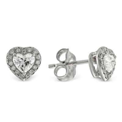 14K_White_Gold_Heart_Shape_and_Round_Diamond_Earrings