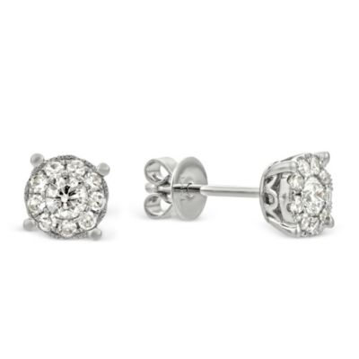 18K_White_Gold_Round_Diamond_Halo_Earrings,_0.52cttw