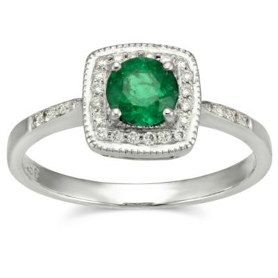 18K_White_Gold_Round_Emerald_and_Round_Diamond_Square_Halo_Ring