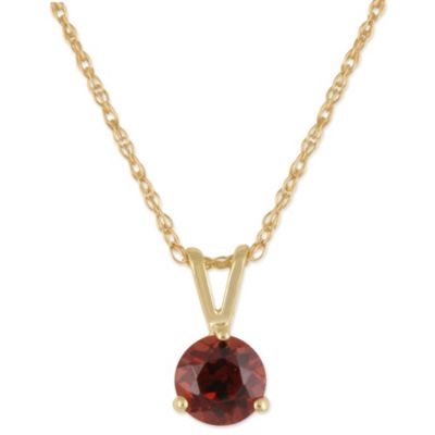 14K_Yellow_Gold_Round_Garnet_Solitaire_Pendant,_5mm