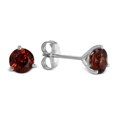 14K_White_Gold_Round_Garnet_Stud_Earrings,_5mm