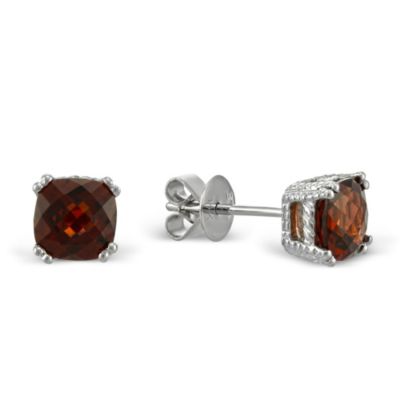 14K_Garnet_Stud_Earrings