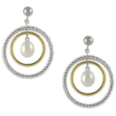 Sterling_Silver_and_Yellow_Tone_Freshwater_Cultured_Pearl_Earrings