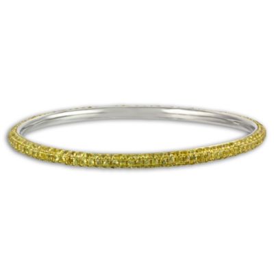 Sterling_Silver_Yellow_Sapphire_Bangle_Bracelet