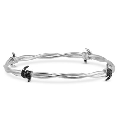 Stephen_Webster_Sterling_Silver_&_Black_Rhodium_Black_Sapphire_and_Diamond_Bracelet