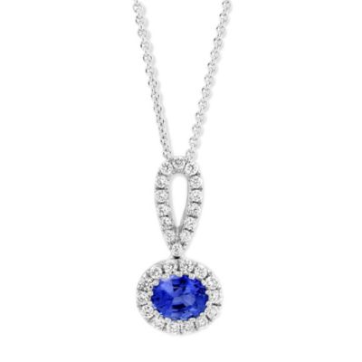14K_White_Gold_Horizontal_Oval_Sapphire_and_Round_Diamond_Pendant