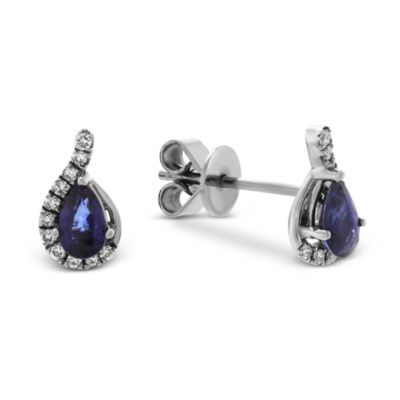 14K_White_Gold_Pear_Shape_Sapphire_and_Round_Diamond_Earrings