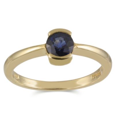 14K_Yellow_Gold_Round_Sapphire_Half_Bezel_Ring