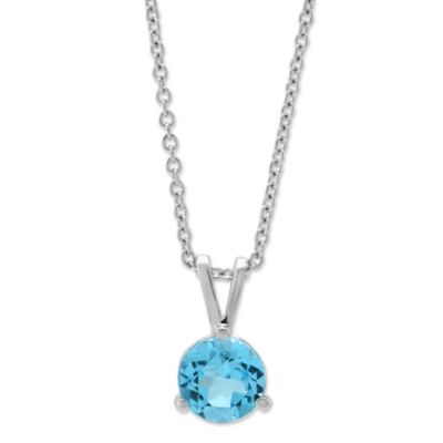 14K_White_Gold_Blue_Topaz_Pendant