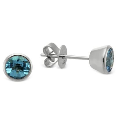 14K_White_Gold_Blue_Topaz_Bezel_Set_Stud_Earrings