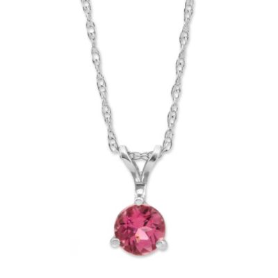 14K_White_Gold_Pink_Tourmaline_Pendant,_5mm
