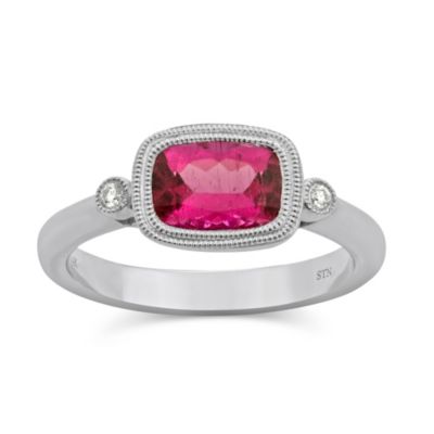 14K_White_Gold_Checkerboard_Cushion_Pink_Tourmaline_and_Diamond_Ring