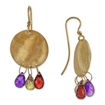 14K Gemstone Earrings