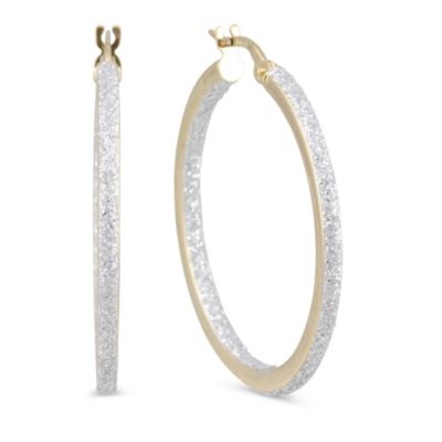 14K_Textured_Hoop_Earrings